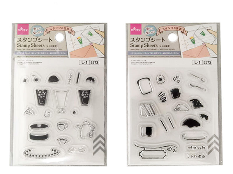 スタンプシート（レトロ喫茶）