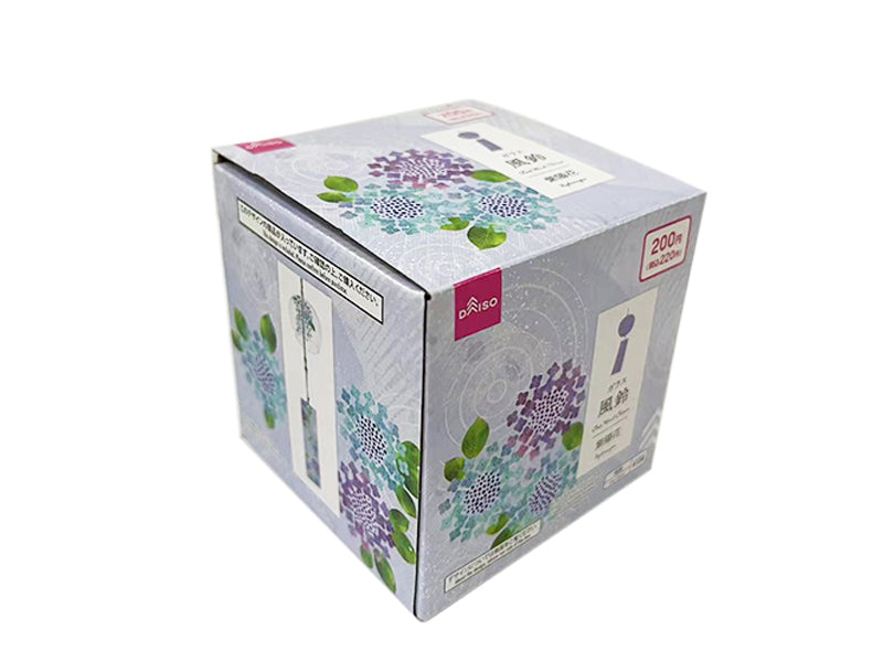 ガラス風鈴（紫陽花）