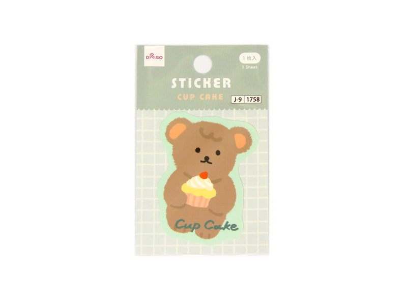 ステッカー（Ｓｗｅｅｔ　Ａｎｉｍａｌｓ、クマ）