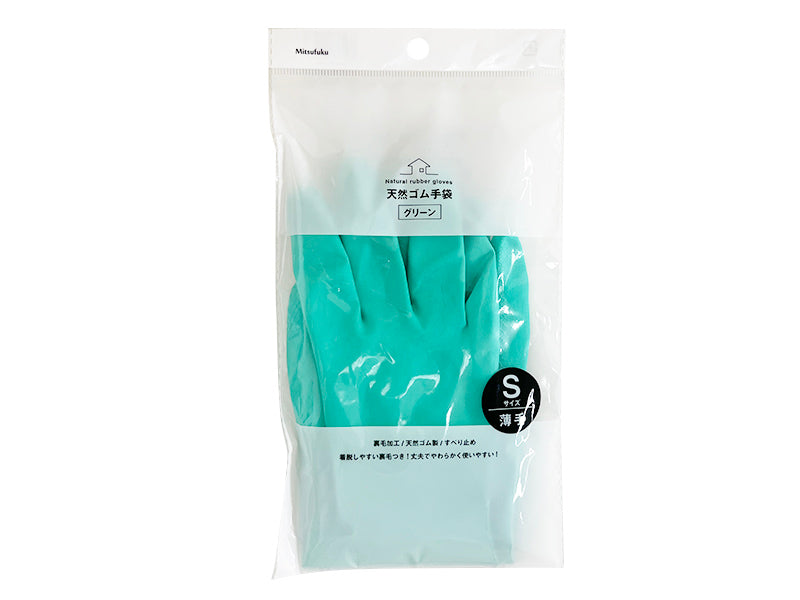 天然ゴム手袋Ｓサイズ　薄手タイプ