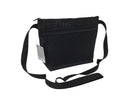 ポケット付ショルダーバッグ（内側アルミシート付、ブラック）