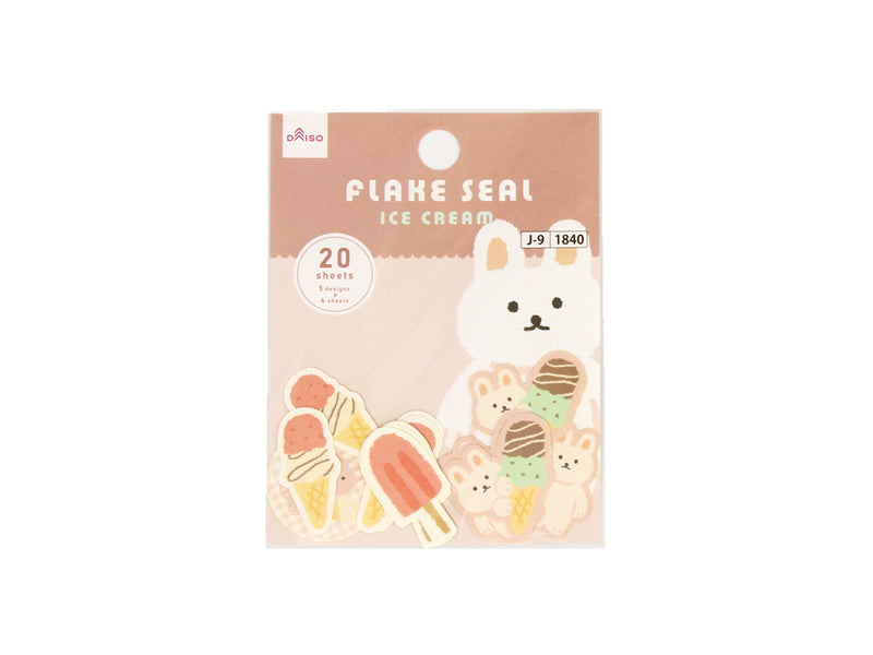 フレークシール（Ｓｗｅｅｔ　Ａｎｉｍａｌｓ、ウサギ）
