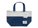 バイカラー舟形ランチトートバッグ（ＢＬ×ＷＨ）