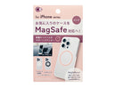 アイフォーンケース用　ＭａｇＳａｆｅ対応ステッカー　丸型　ピンク