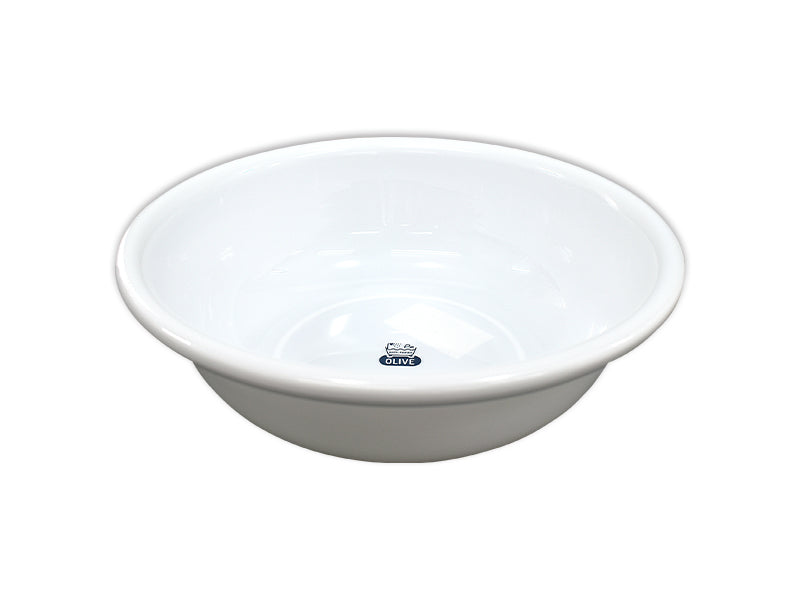 洗面器（オリーブ、ホワイト）