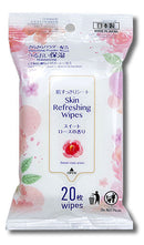肌すっきりシート（スイートローズの香り、２０枚）