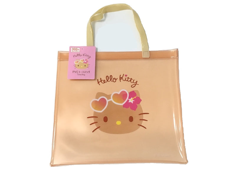 ＰＶＣトートバッグ　キティ　日焼け