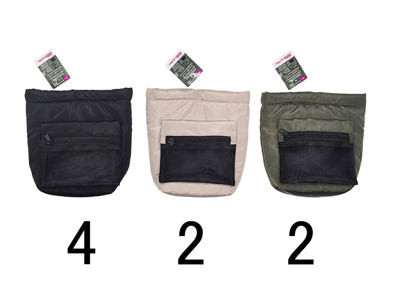 中わた取り外しポケット付ショルダーバッグ