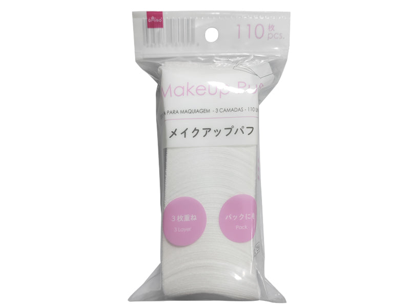メイクアップパフ（３枚重ねタイプ、１１０枚）