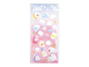 ステッカー　ぷくぷく　ゆめかわおばけ柄