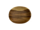 オーバルプレート（アカシア）９ｃｍ×１３ｃｍ