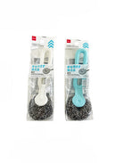 柄付ステンレスたわし