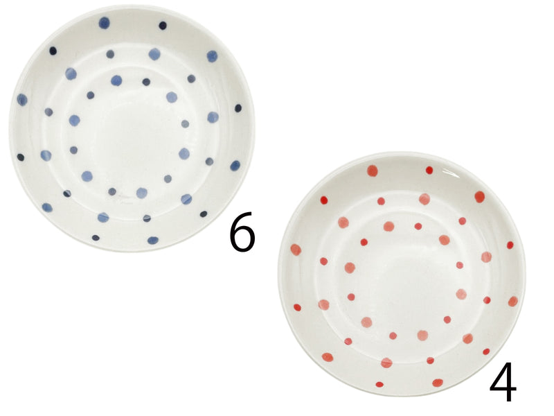小皿（とび水玉）