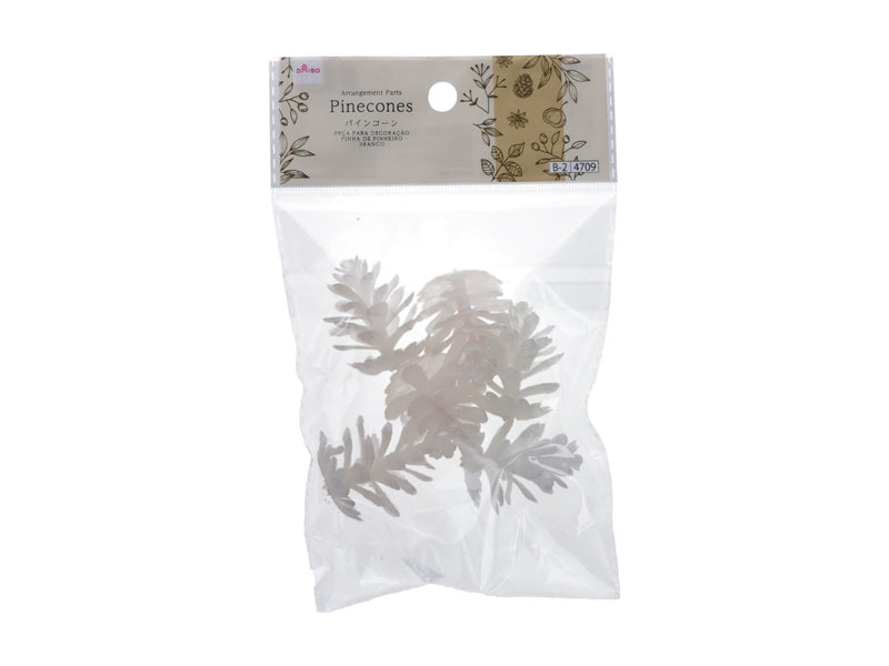 アレンジパーツ（パインコーン、ホワイト）
