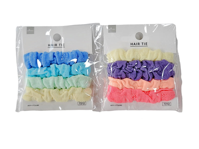 太カラーヘアゴム（４本）