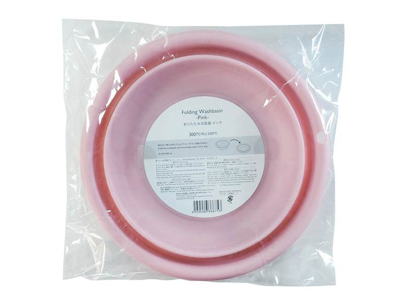 折りたたみ洗面器（ＰＫ、ラウンド、３Ｌ）