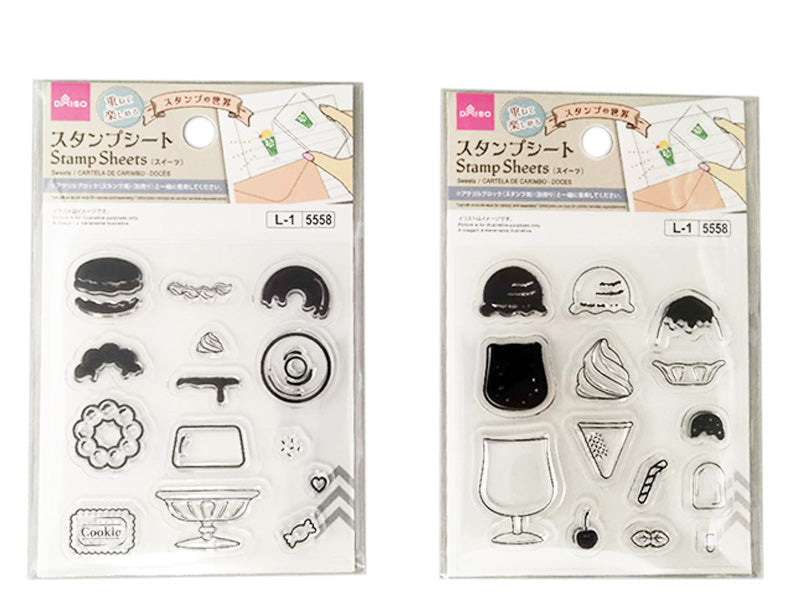 スタンプシート（スイーツ）