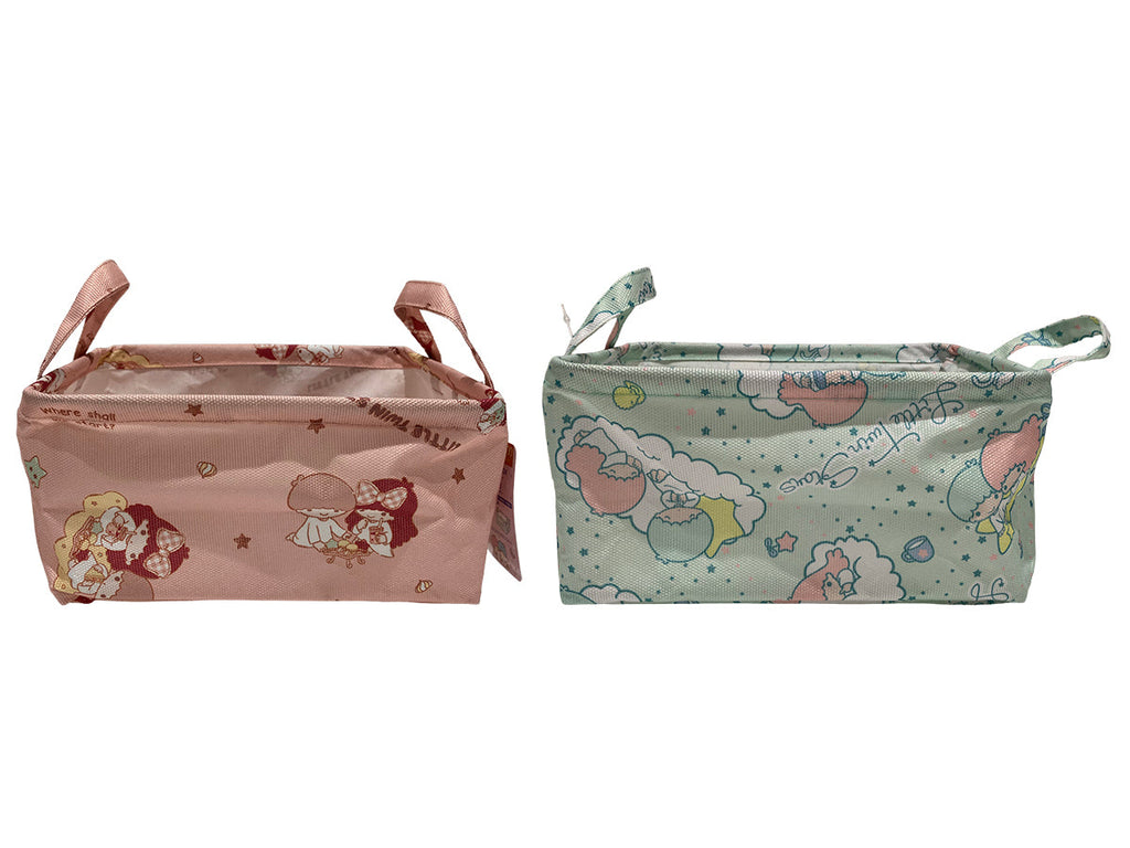 Sanrio♡リトルツインスターズ 折りたたみ 帆布収納ボックス M 2個セット 布製収納M（リトルツインスターズ） - 100均 通販 ダイソーネット