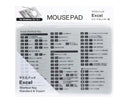 マウスパッド　エクセルショートカットキー　ＭＰＳ－３－２