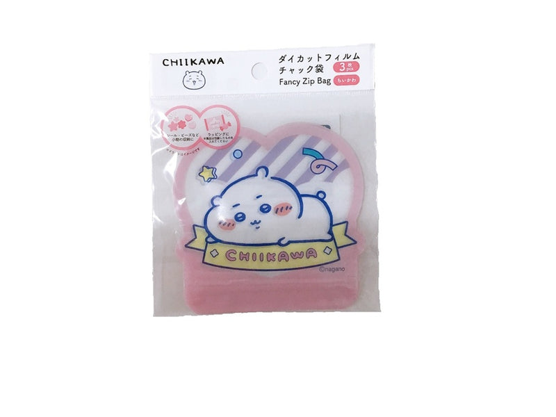 ダイカットフィルムチャック袋3P ちいかわ