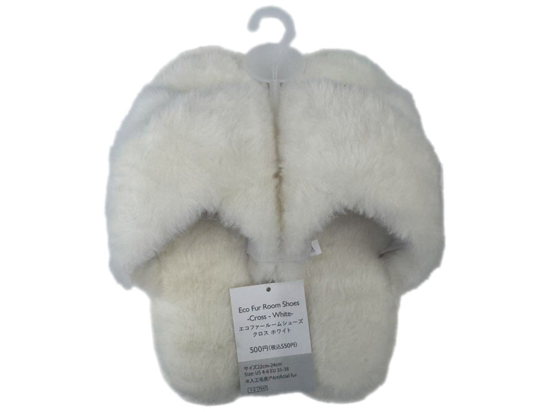 エコファールームシューズ（クロス、ＷＨ）
