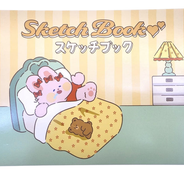 スケッチブック（韓国スタイルラビットオンニ、B5、20枚） - 100均