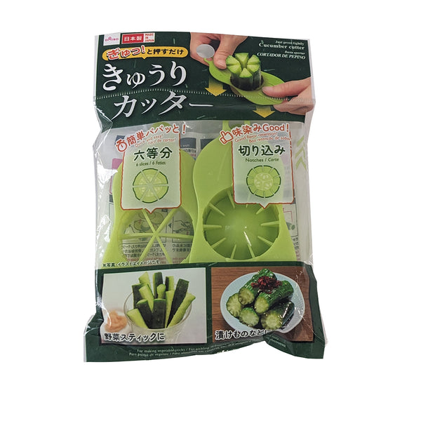 きゅうりカッター 原産国：日本 材質：本体：ポリプロピレン 商品サイズ：10.8cm ×2.3cm