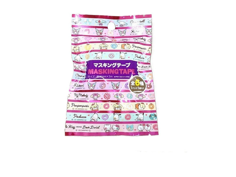 マスキングテープ　ブラインド　サンリオキャラクターズ　ドーナツ