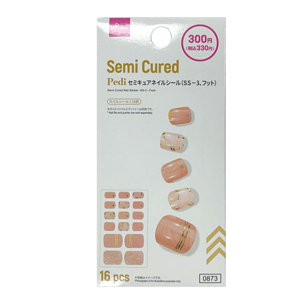 ジェルネイルシール フット数量限定3シート➕3回分(全9回分) ジェルネイルシール(フット)【メール便可】 | 店舗内カテゴリー
