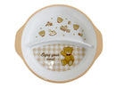 レンジ食器（セパレート皿、くま）