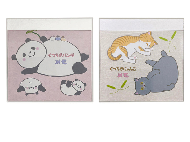 メモパッド　くつろぎ