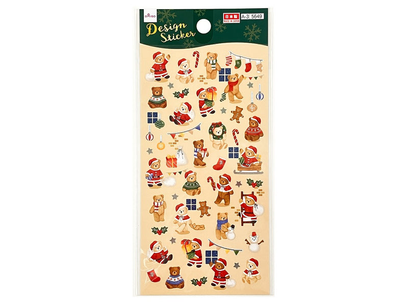 シール（クリスマス、ベアー）