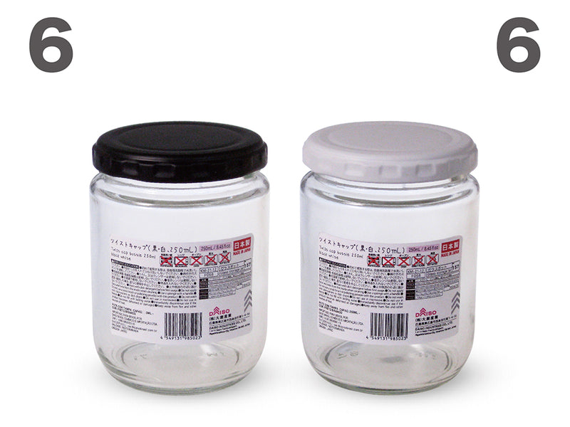 ツイストキャップ（黒・白）