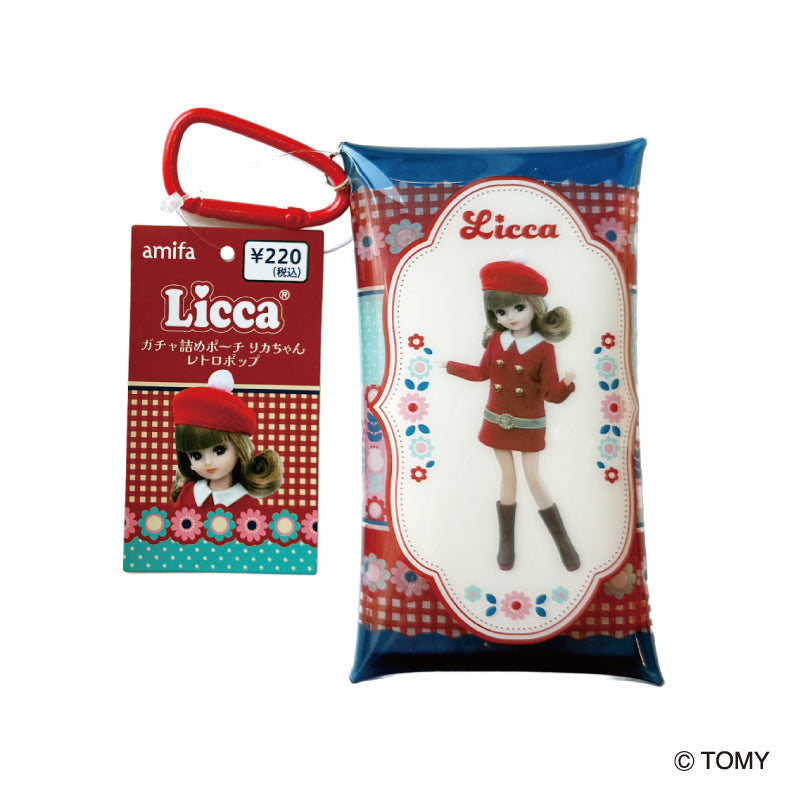 ガチャ詰めポーチ リカちゃん レトロポップ レッド - 100均 通販