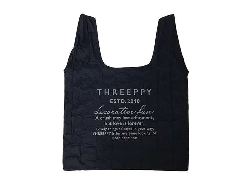 チャーム付エコバッグ（ハンドバッグ型、NV） - スリーピーネット