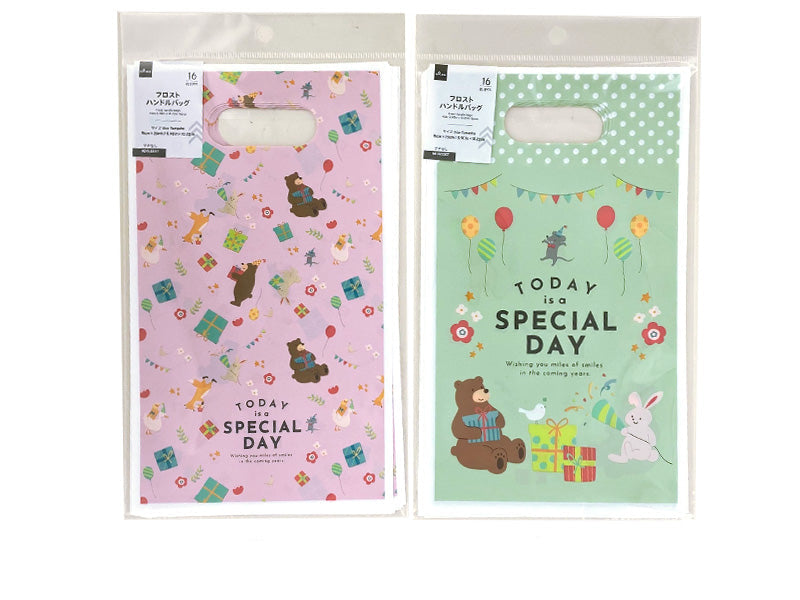 フロストハンドルバッグ（キッズ、１５ｃｍ×２６ｃｍ、１６枚）
