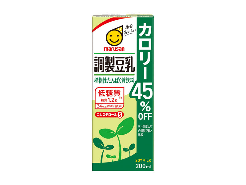 マルサンアイ　調製豆乳カロリー４５％オフ　２００ｍｌ