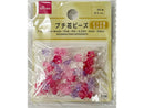 プチ花ビーズ（ピンク系、ミックス、６０個）６ｍｍ