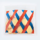 ダブルジップフリーザーバッグ（ダイアゴナルグリッド、４０枚）