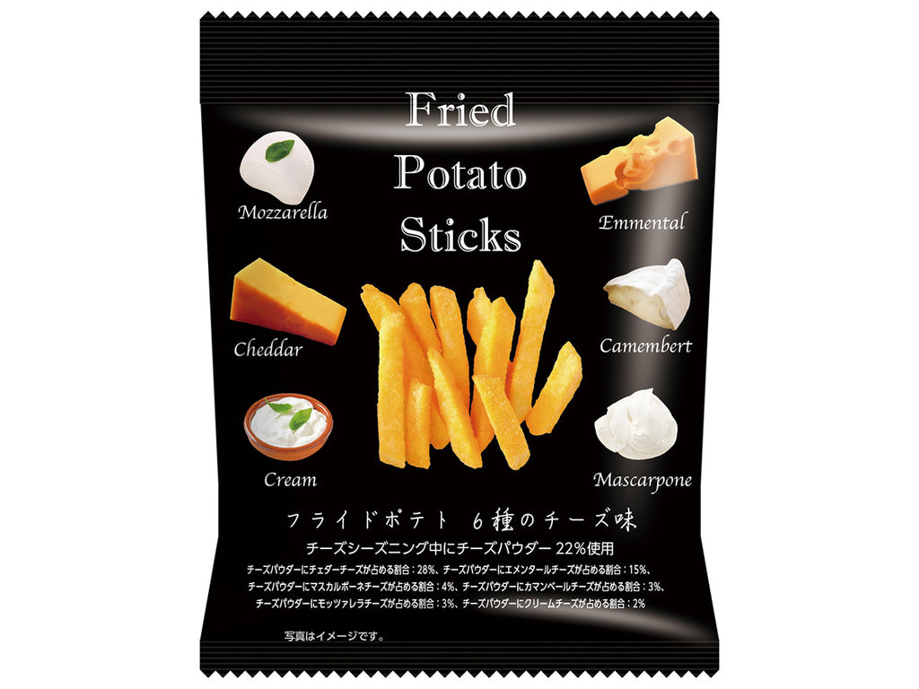 スイートボックス フライドポテト 6種のチーズ味 42g - 100
