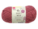 毛糸（ソフトミックス、ＳＭ１５、ベリーレッド）