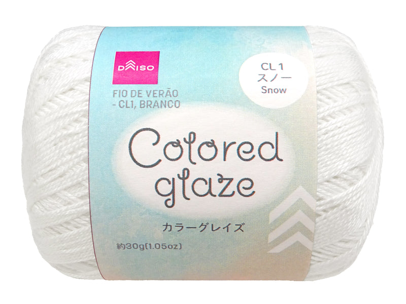 毛糸（カラーグレイズ、ＣＬ１、スノー）３０ｇ
