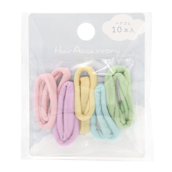ミニソフトヘアゴムセット（ソフトカラー） - 100均 通販 ダイソー