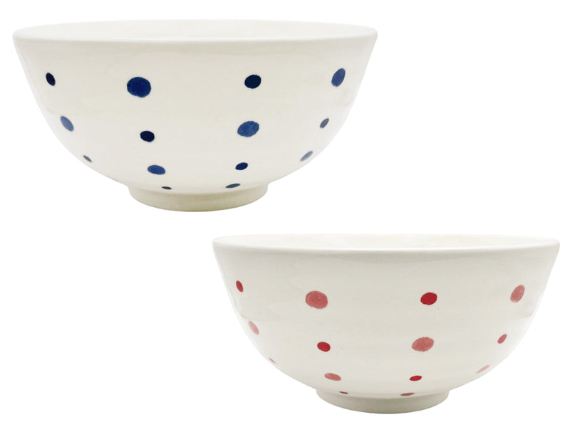 小どんぶり（とび水玉）