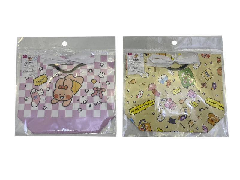 リボン付ギフトバッグ（韓国スタイルキャラクター）