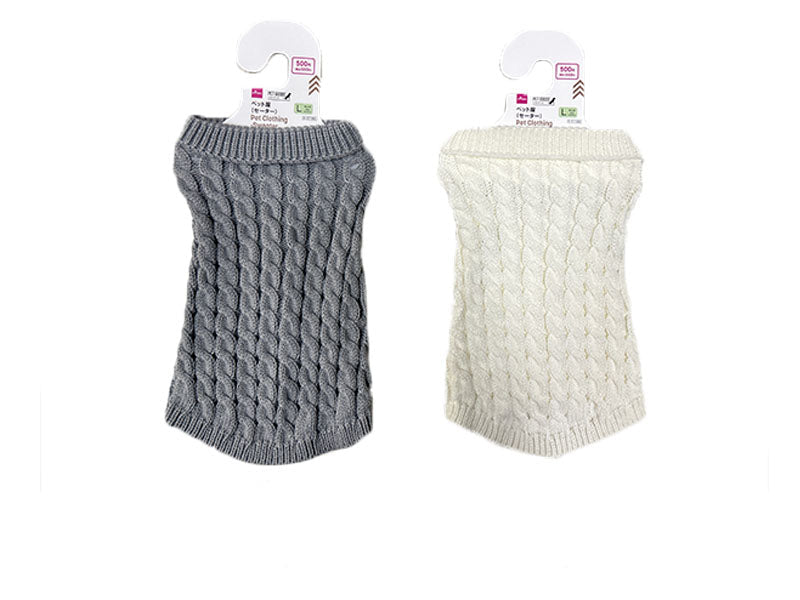 ペット服（セーター、Ｌ）