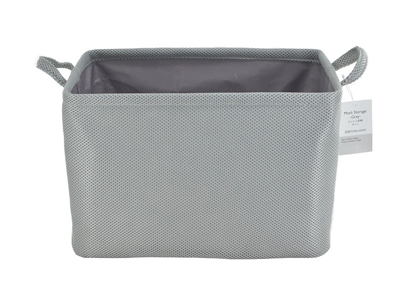 メッシュ収納（２６ｃｍ×２４ｃｍ×３８ｃｍ、ＧＹ）