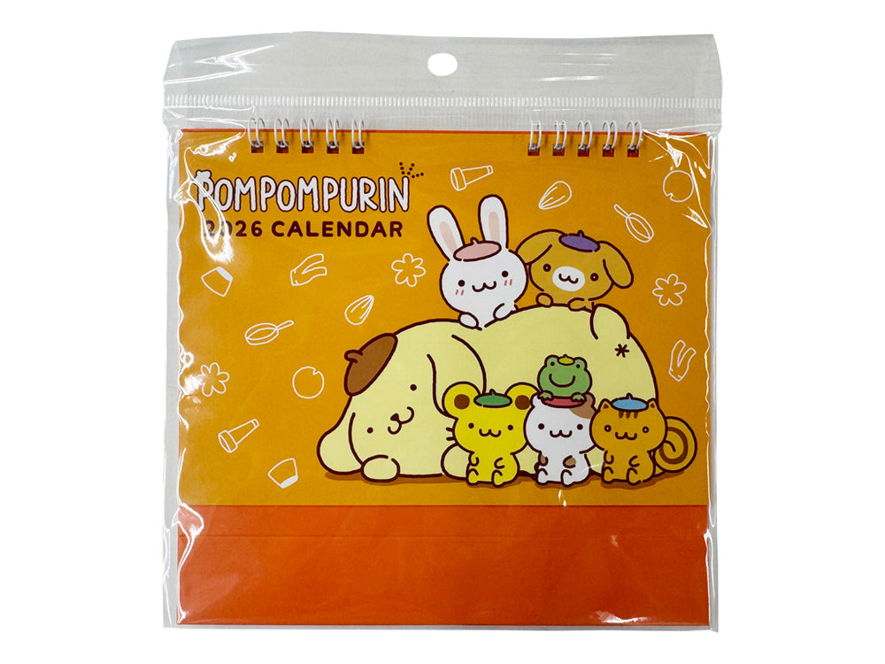 激レア☆ポムポムプリン　木製　万年卓上カレンダー 激レア☆ポムポムプリン 木製 万年卓上カレンダー 激レア