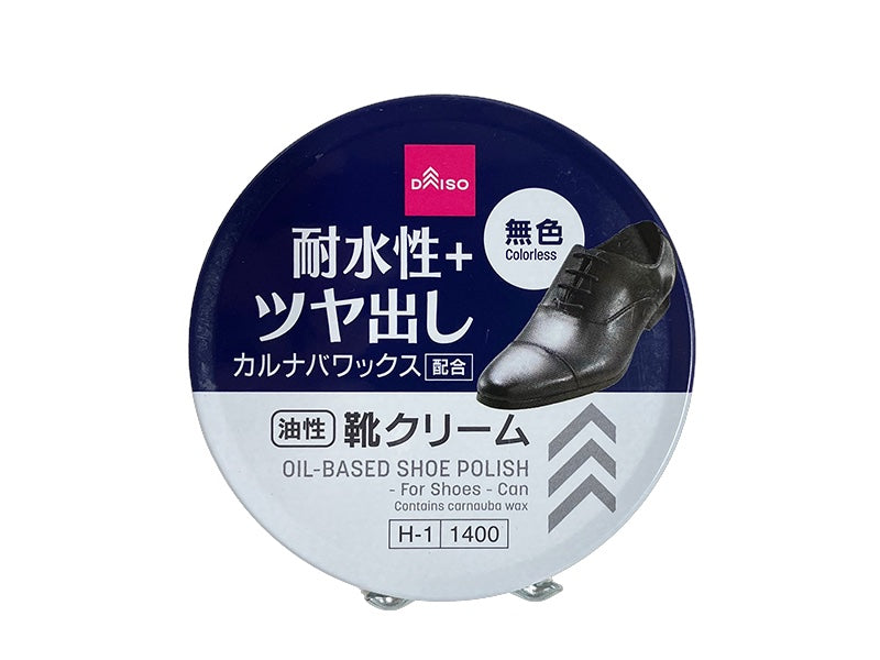 油性靴クリーム（缶、無色）