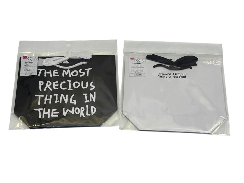 リボン付ギフトバッグ（韓国スタイルドローイング）